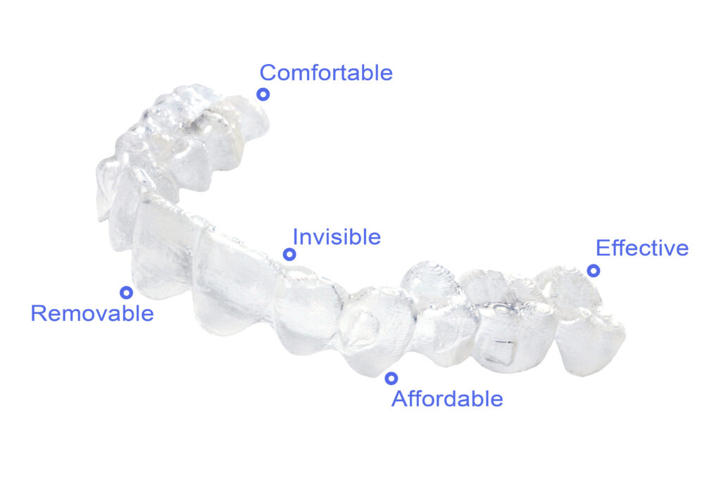 Invisible braces png